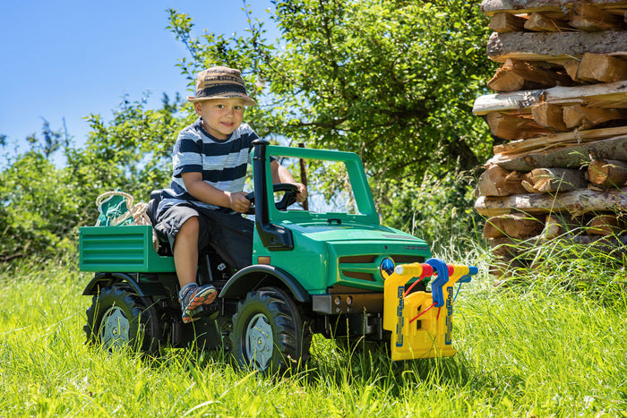 R038244 Pedal tractor, Mercedes Benz, Unimog Forestry