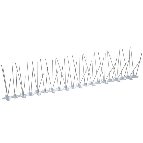 Pigeon spikes plastic/stainless steel 50 cm (50 pegs)