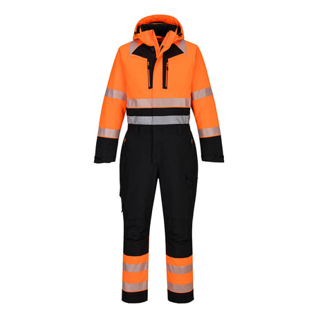 Portwest DX438 DX4 Hi-Vis Winter Coverall Orange/Black