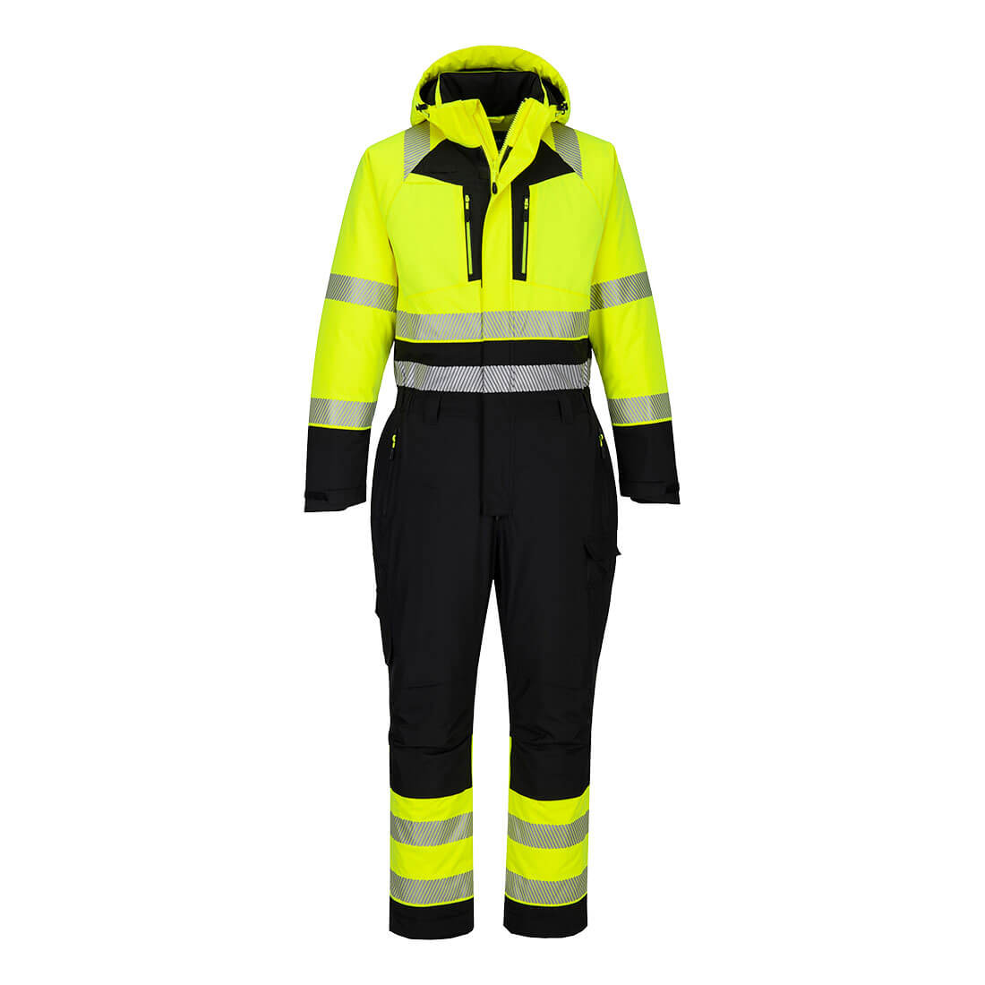 Portwest DX438 DX4 Hi-Vis Winter Coverall Yellow/Black