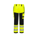 Portwest DX448 DX4 Hi-Vis Rain Trouser Yellow/Black