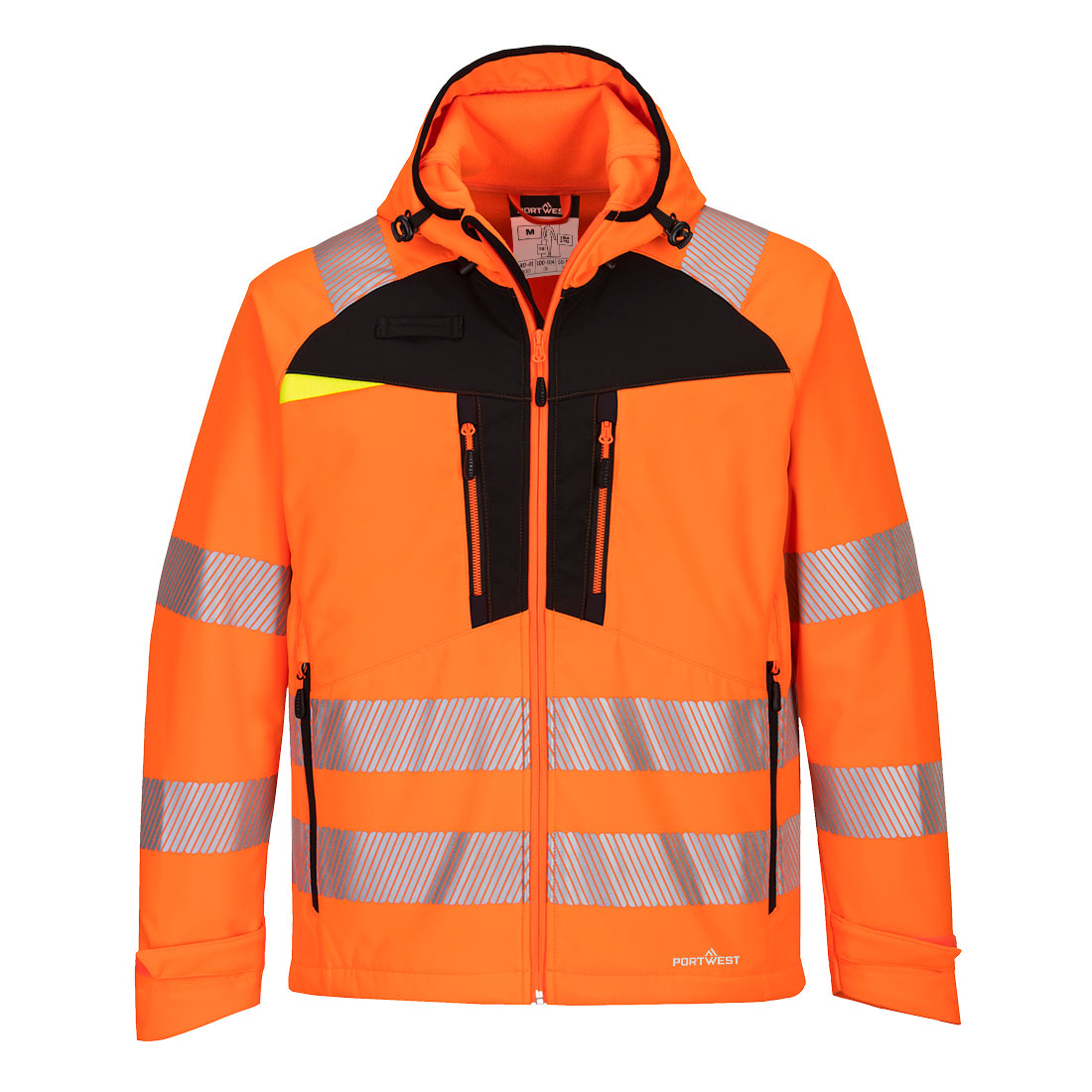 Portwest DX475 DX4 Hi-Vis Softshell (3L) Orange/Black