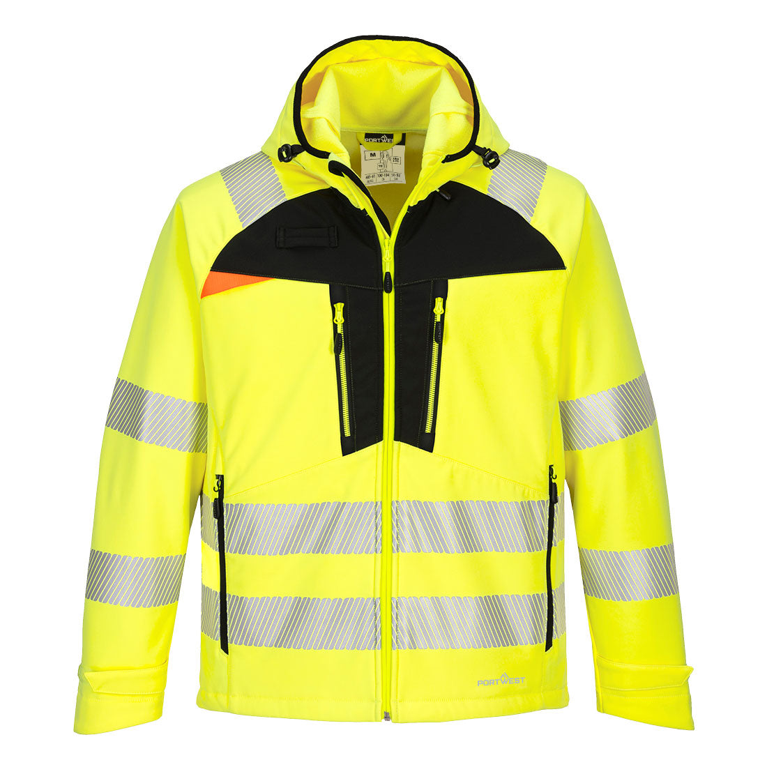 Portwest DX475 DX4 Hi-Vis Softshell (3L) Yellow/Black