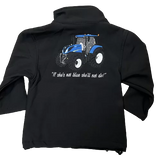 KIDS IMPACT SOFTSHELL JACKET – BLUE TRACTOR