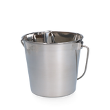 Stainless steel Bucket with flat side