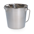 Stainless steel Bucket with flat side