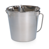 Stainless steel Bucket with flat side
