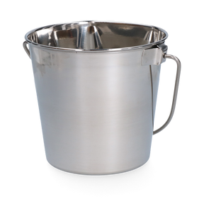Stainless steel Bucket with flat side