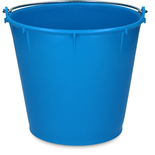 Bucket 7 l with handle Blue