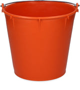Bucket 7 l with handle Orange