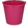 Bucket 7 l with handle Pink