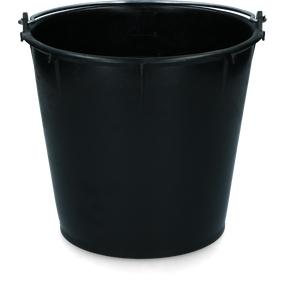 Bucket 7 l with handle Black