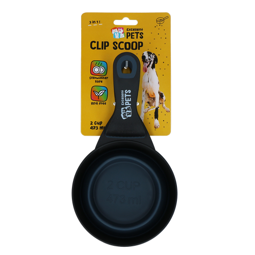 Excellent Pets Feeding Scoop with Locking Clip