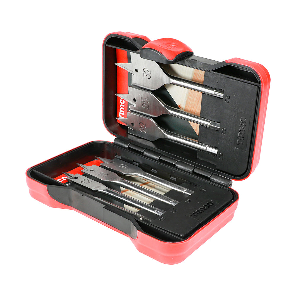 Timco Flat Wood Drill Bit Set