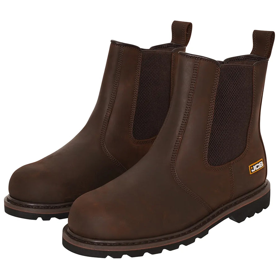 JCB Farley/db Brown Dealer Boot S3 Hro Src