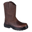 Portwest FC16 Composite Leather Rigger Boot S3S HRO FO SR Brown
