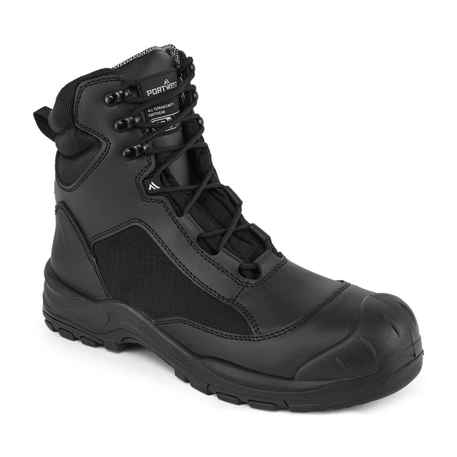Portwest FC26 Occupational Action Leather High Boot O7S HRO SR FO SC Black