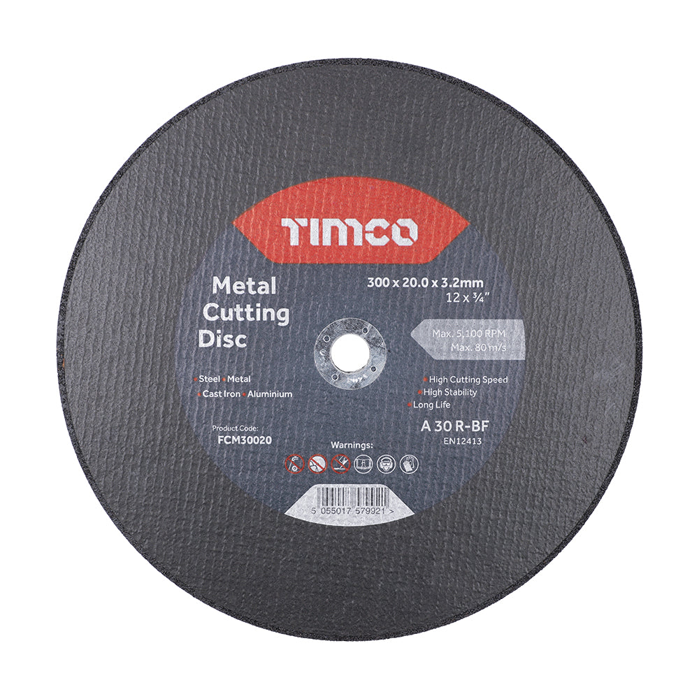 Timco Bonded Abrasive Disc - For Cutting