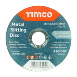Timco Bonded Abrasive Disc - For Cutting