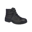 Portwest FD03 Steel Leather Ankle Boot S3 HRO SRC Black