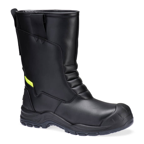 Portwest FD07 Steel Leather Winter Rigger Boot S3L SC HRO CI SR Black