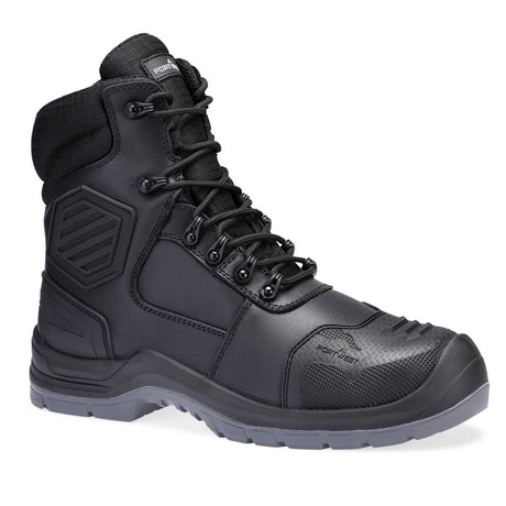 Portwest FD25 Composite Leather Mid Boot S7L HRO M CI LG SC AN SR FO Black