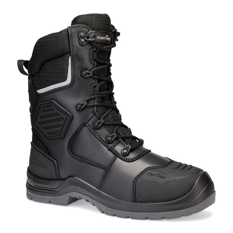 Portwest FD26 Composite Leather High Boot S7L HRO M CI LG SC AN SR FO Black