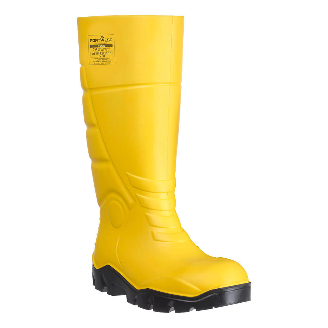Portwest FD95 PU Safety Wellington S5 FO CI SR Yellow