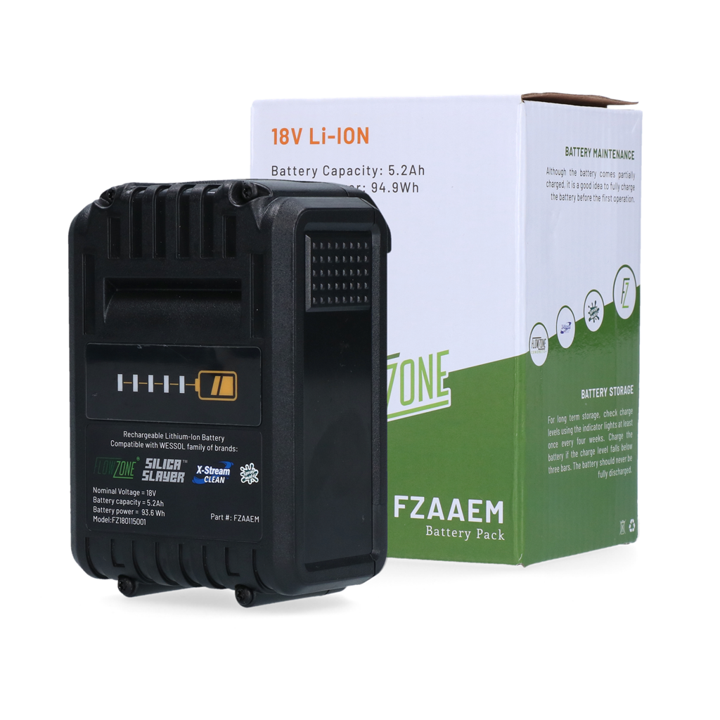 FlowZone Concrete Battery 18V/5,2 Ah
