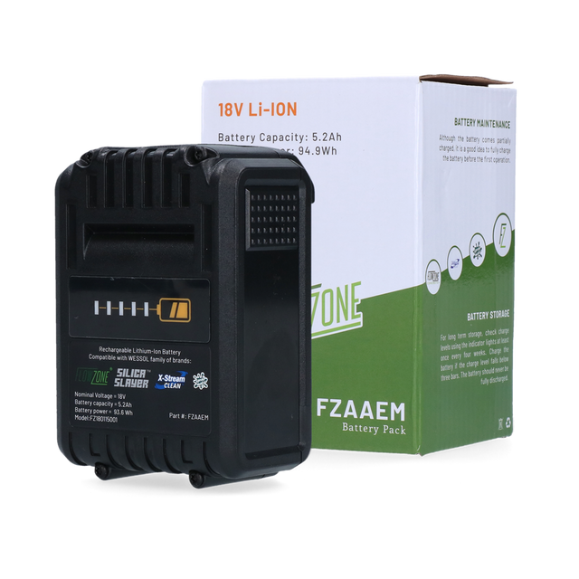 FlowZone Concrete Battery 18V/5,2 Ah
