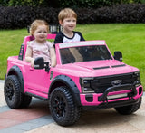Ford Super Duty F450 24V Electric Ride On Truck Pink