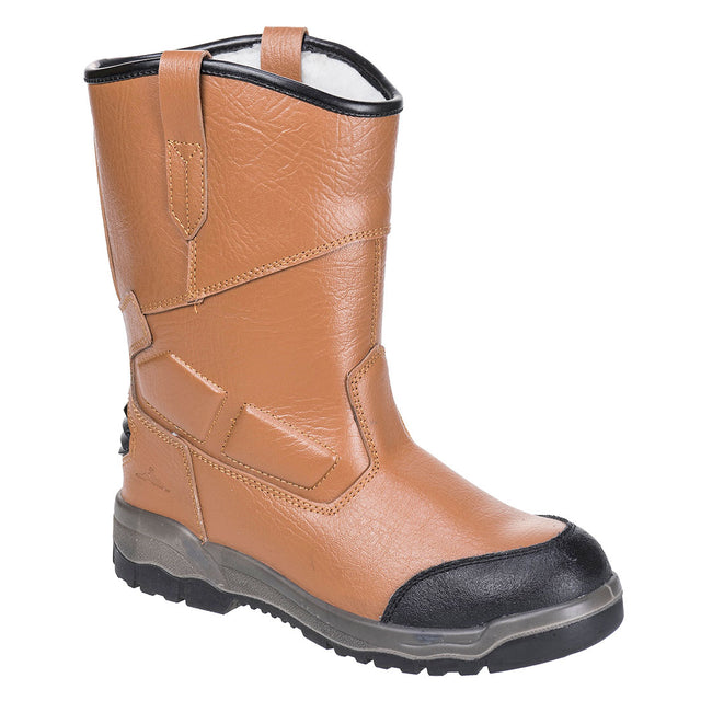 Portwest FT13 Steel Action Leather Rigger Boot S3 CI SRC Tan