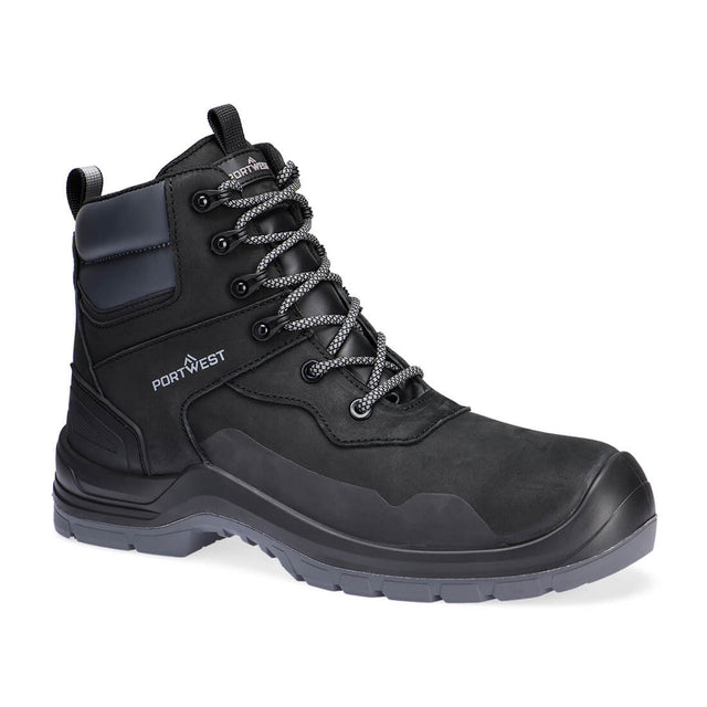 Portwest FV06 Composite Nubuck Mid Boot S7L LG FO SR SC Black