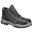 Portwest FW23 Steel Action Leather Mid Boot S3 SR FO Black