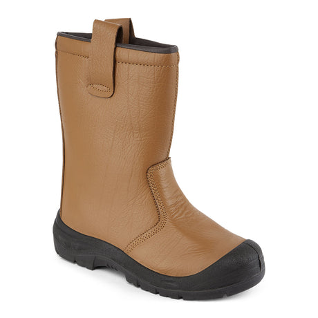 Portwest FW29 Steel Leather Rigger Boot S3 SR Tan
