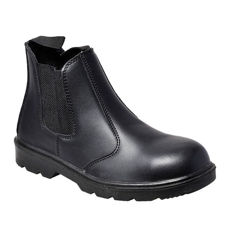 Portwest FW51 Steel Leather Dealer Boot S1P FO SR Black