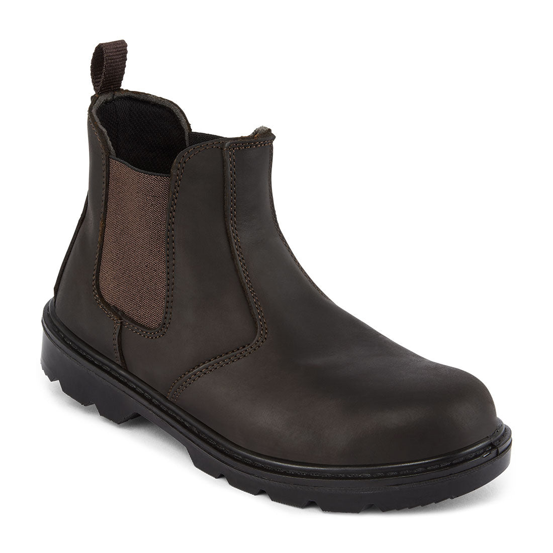 Portwest FW51 Steel Leather Dealer Boot S1P FO SR Brown