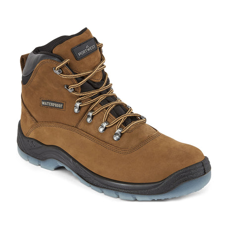 Portwest FW57 Steel Leather Ankle Boot S7 FO SR Brown