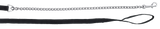 Lead rope with chain black 250 cm