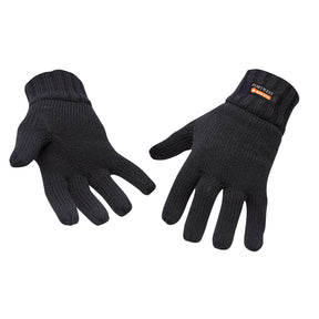 Portwest GL13 Insulated Knit Glove Black