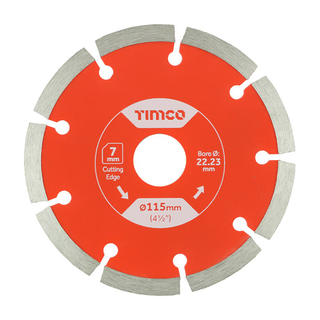 Timco Segmented Cutting Edge Diamond Blade