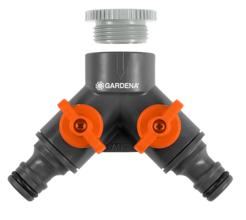 Gardena Valve, 2-way 1/2"-3/4"