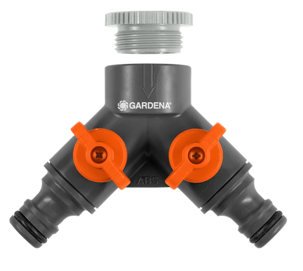 Gardena Valve, 2-way 1/2"-3/4"