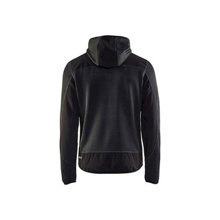 4930 Knitted Jacket - Grey Melange/Black