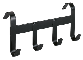 Bridle Bracket metal with 4 hooks to hang up black