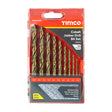 Timco HSS Cobalt Jobber Drill Bit Tins