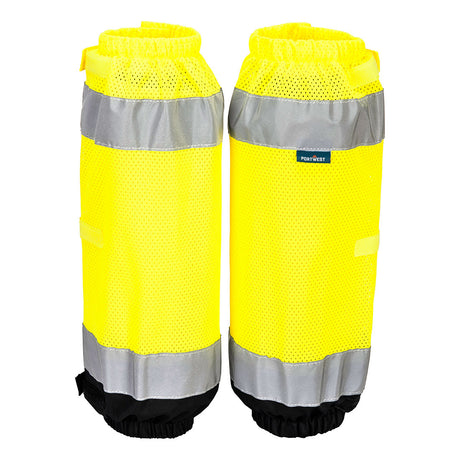 Portwest HV389 Hi-Vis Contrast Gaiters Yellow/Black