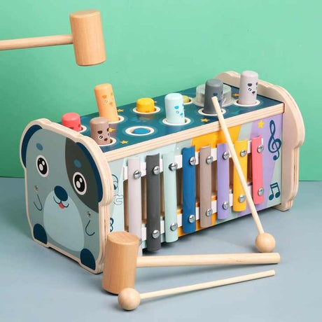 Wooden Toy Multi-Functional Musical Instrument