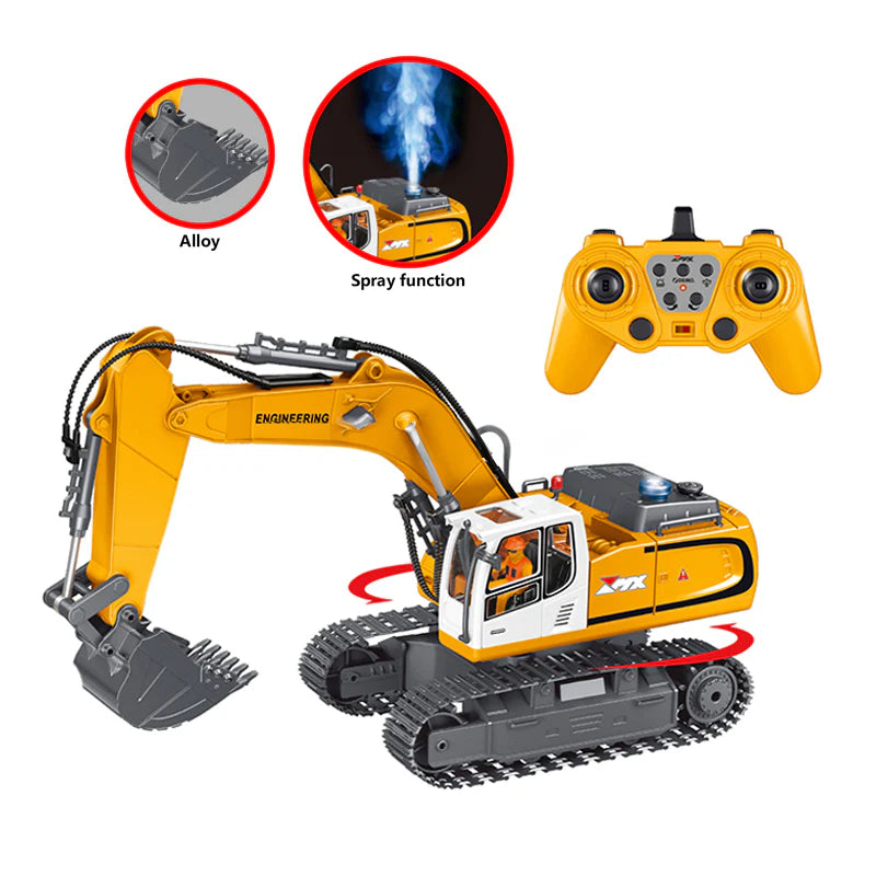 ZMX Engineering Excavator Toy with Remote Control