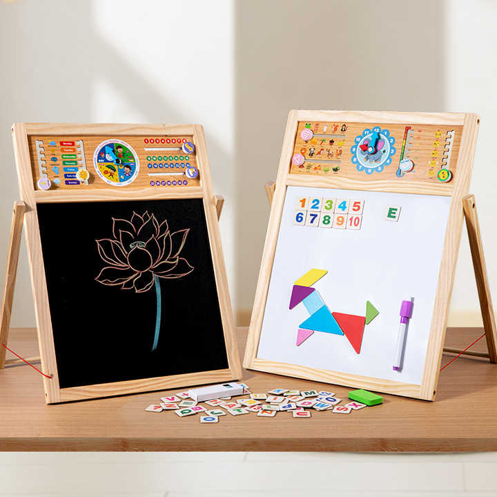 Double-Sided Alphabet Drawing Board